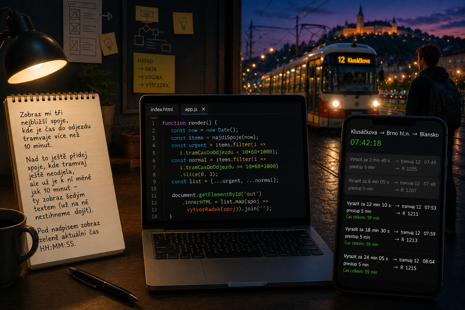Čeština → JavaScript
